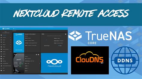 If need external access for your hosted server on TrueNAS (Eg. . Truenas nextcloud external access